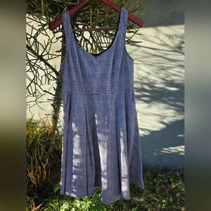 Torrid Black and White Plaid Midi Dress